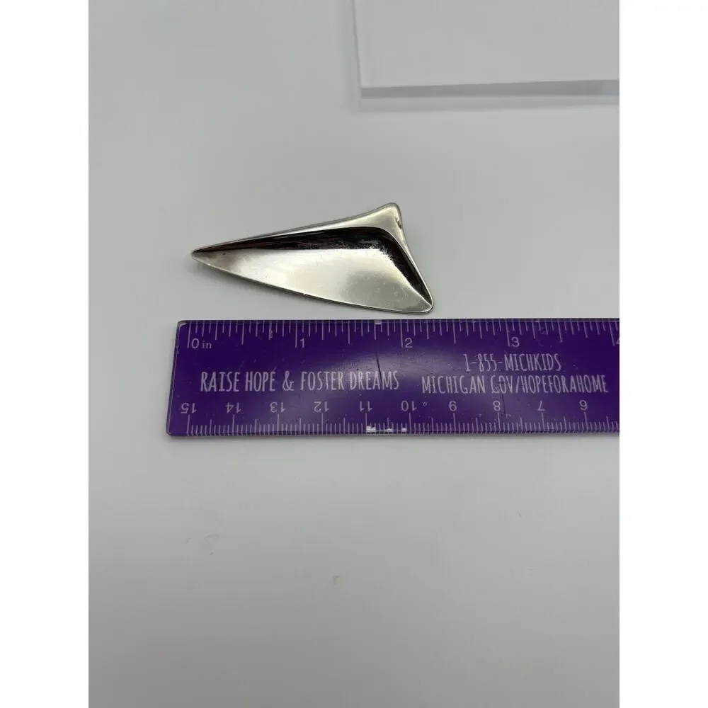 Georg Jensen Denmark #337 Henning Koppel Sterling Silver 925 Brooch Modernist - Picture 9 of 10